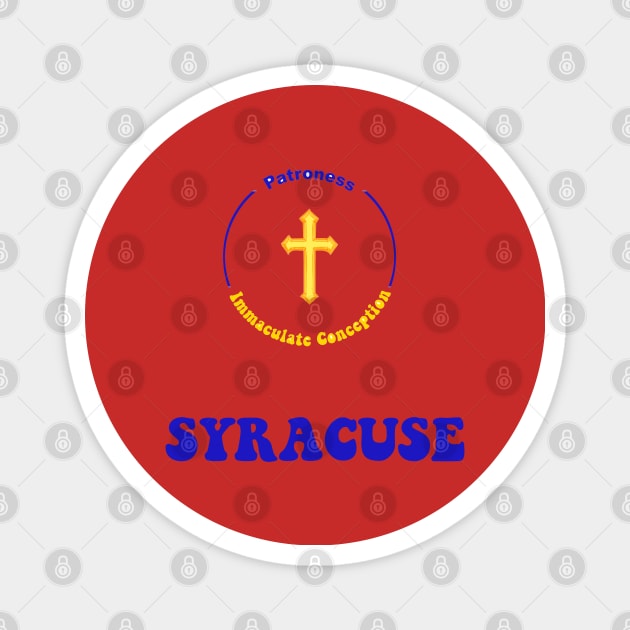 SYRACUSE PATRON SAINT Magnet by CITY PATRON SAINTS